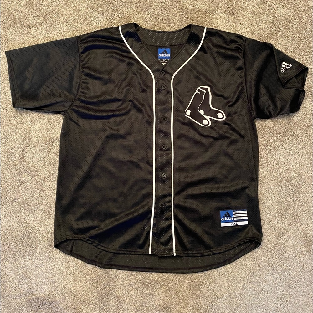 Adidas Black Red Sox Jersey XXL